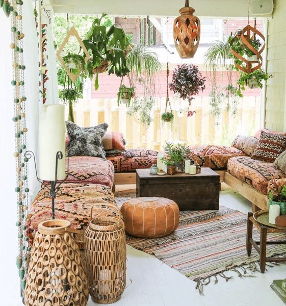 מרפסת בסגנון מרוקאי